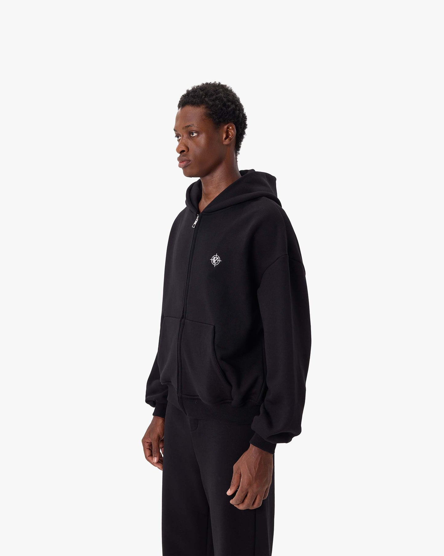 SOFTS ZIP-HOODIE BLACK