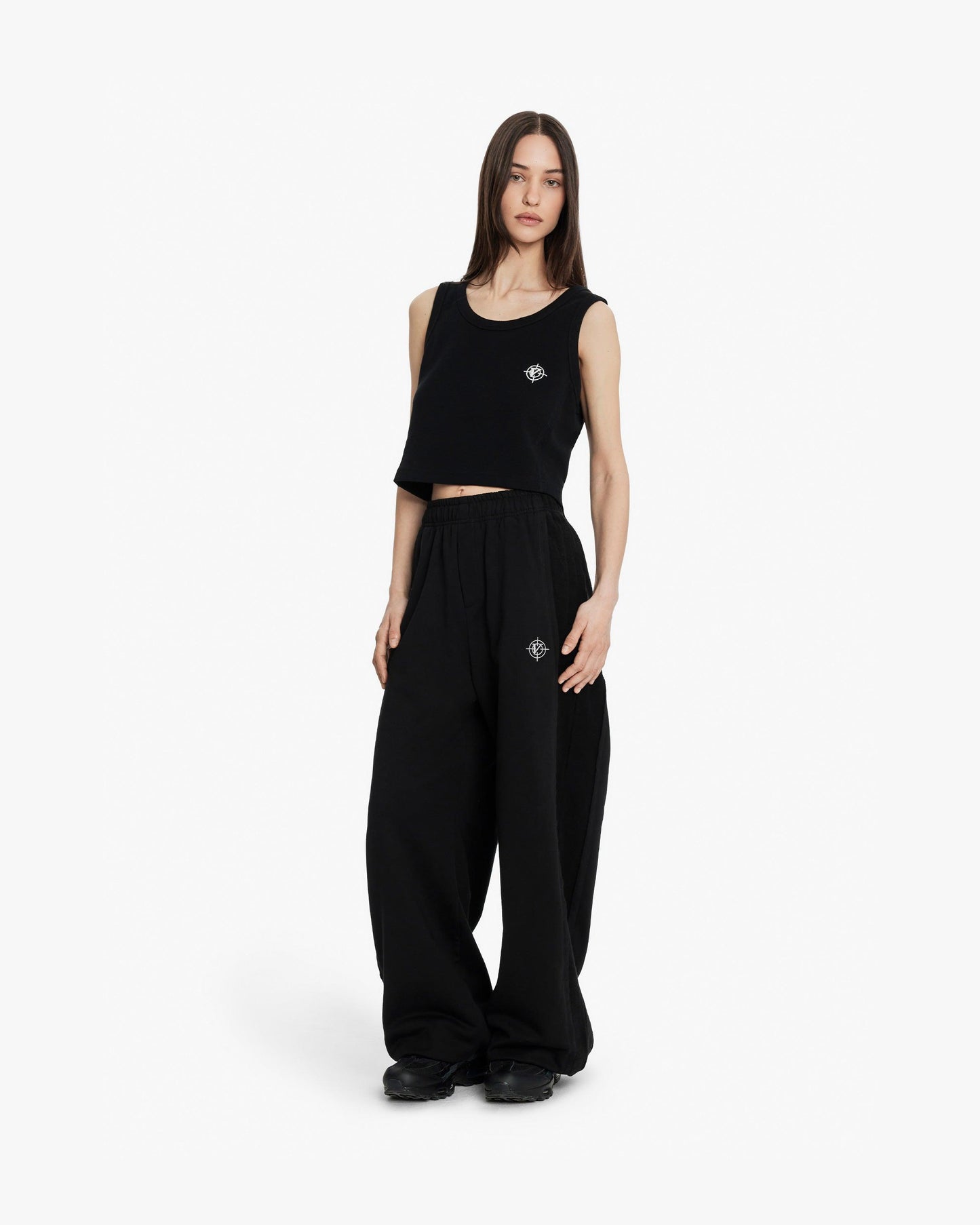 CROP TANKTOP DOUBLE PACK (BLACK & WHITE)