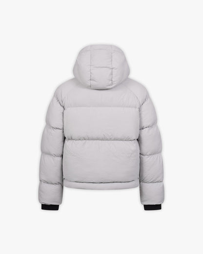 PUFFER JACKET LIGHT GREY