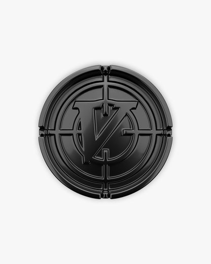 V-LOGO ASHTRAY BLACK
