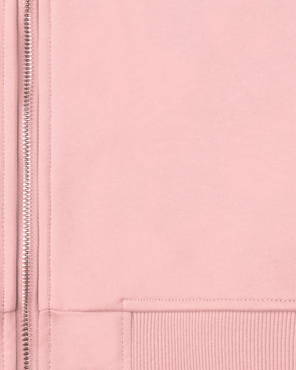 INSIDE OUT ZIP HOODIE PINK