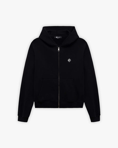 SOFTS ZIP-HOODIE BLACK