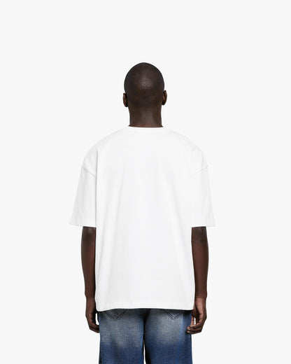 CONSTRUCTION LOGO TEE WHITE