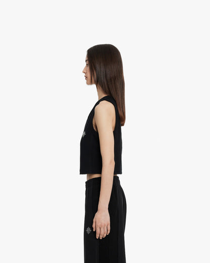CROP TANKTOP DOUBLE PACK (BLACK & WHITE)