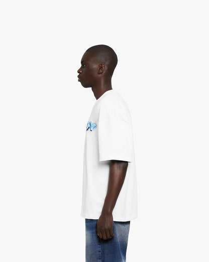 CHROME LOGO TEE WHITE