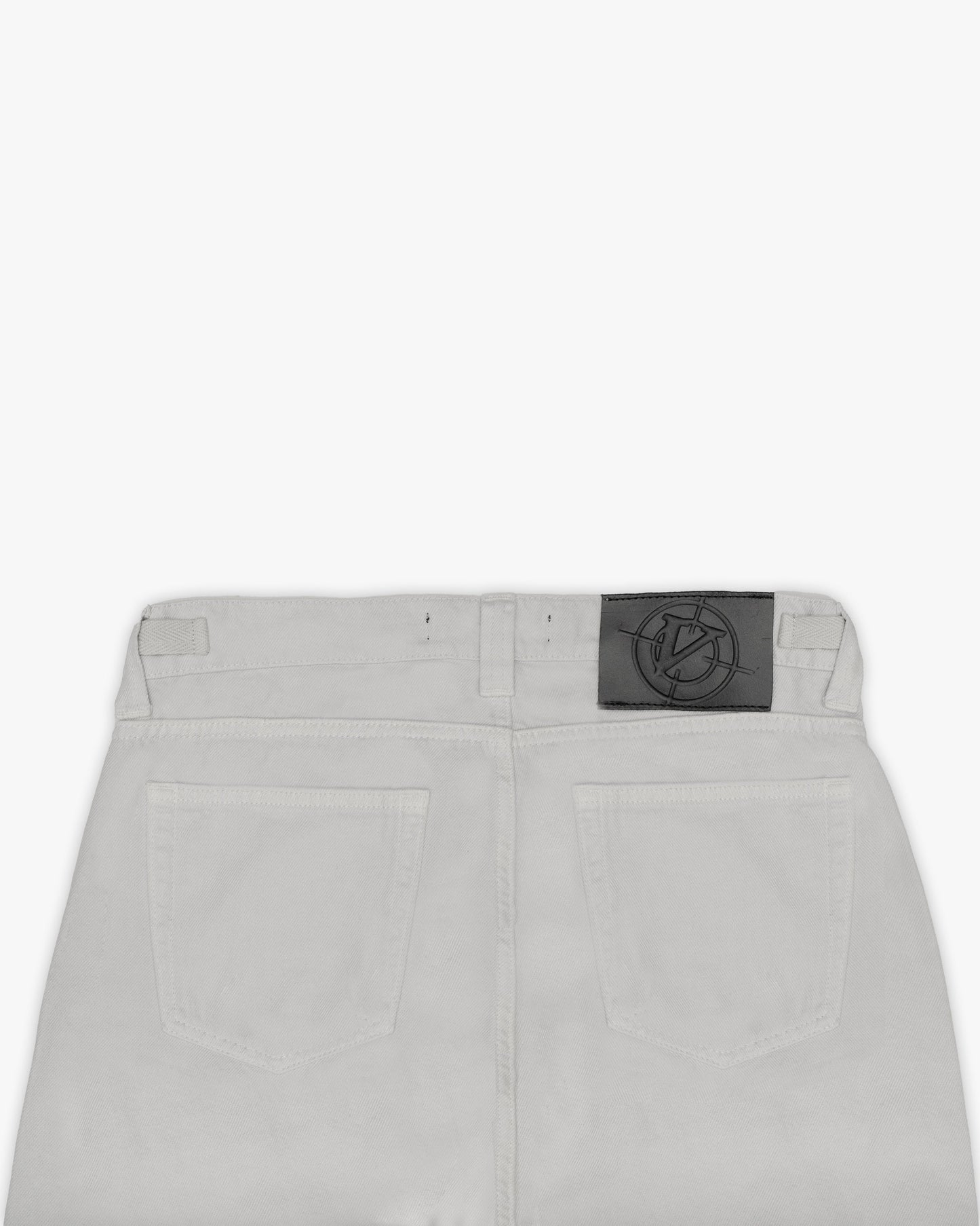 FLARED CARPENTER CARGOPANTS LIGHT GREY