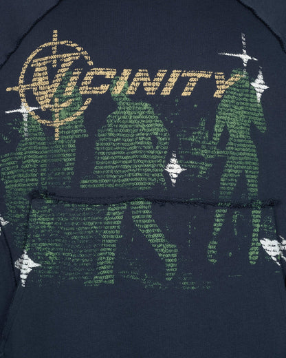 BINARY INSIDEOUT HOODIE NAVY BLUE