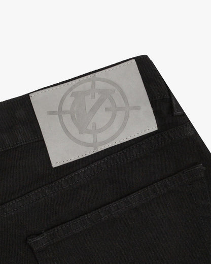 FLARED CARPENTER CARGOPANTS BLACK